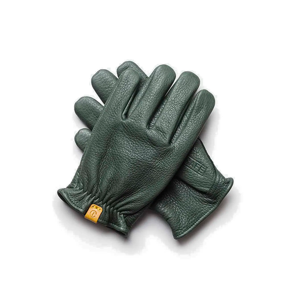 Guantes Cafe Leather Piel de Ciervo Rascal Green