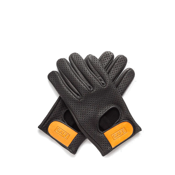 Guantes Cafe Leather The Dirt Gloves Deerskin Black