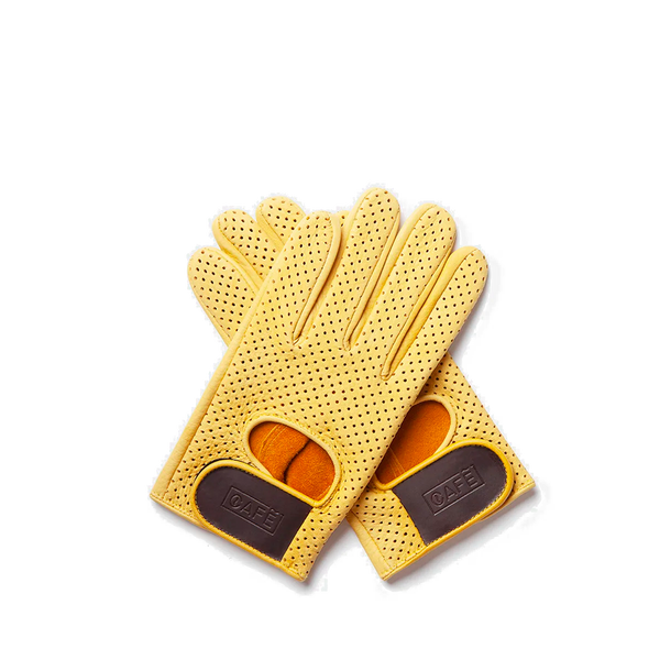 Guantes Cafe Leather The Dirt Gloves Deerskin Cream