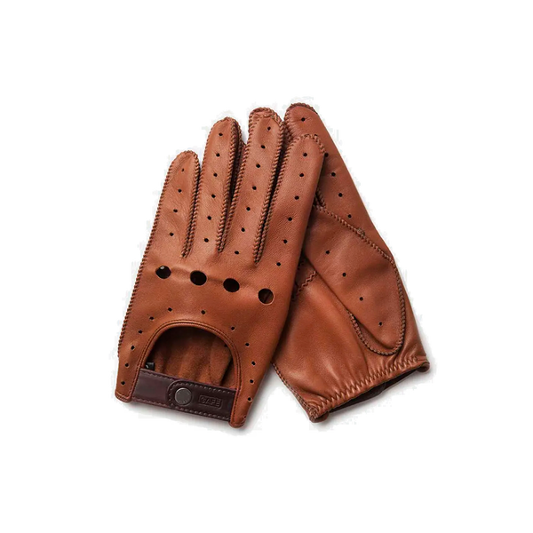 Guantes de Conduccion Cafe Leather Triton Roasted