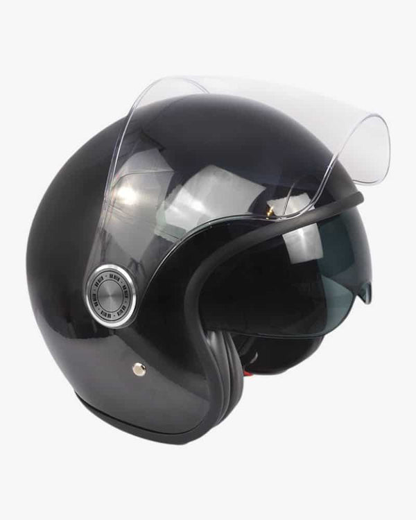 Casco Jet By City The City Black Shiny
