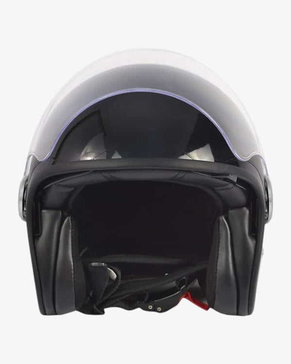 Casco Jet By City The City Black Shiny