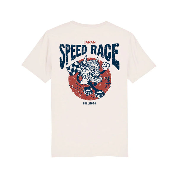 Camiseta Full Moto Co Japan Dragon V. White