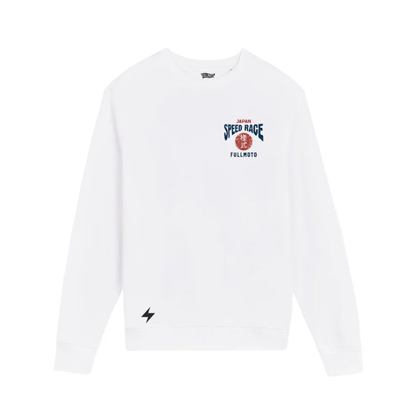 Sudadera Full Moto Japan Speed Race V. White