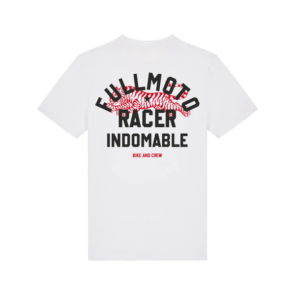 Camiseta Full Moto Co Racer Indomable White