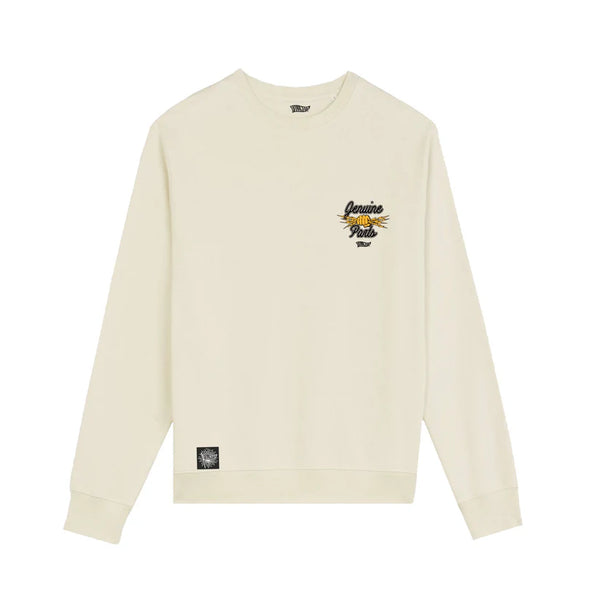 Sudadera Full Moto Genuine Cream