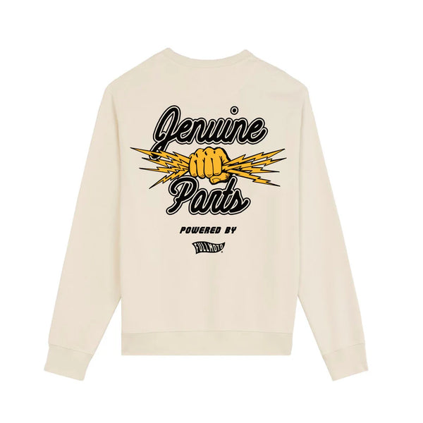Sudadera Full Moto Genuine Cream