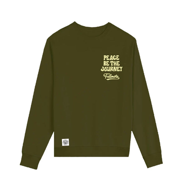 Sudadera Full Moto Peace kaky