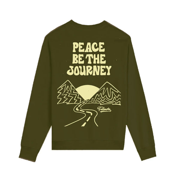 Sudadera Full Moto Peace kaky