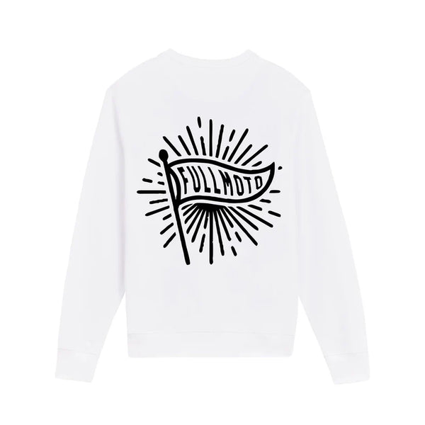 Sudadera Full Moto Sun Light White