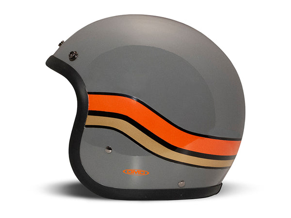 Casco Jet Dmd Vintage Sunset Grey Crayon