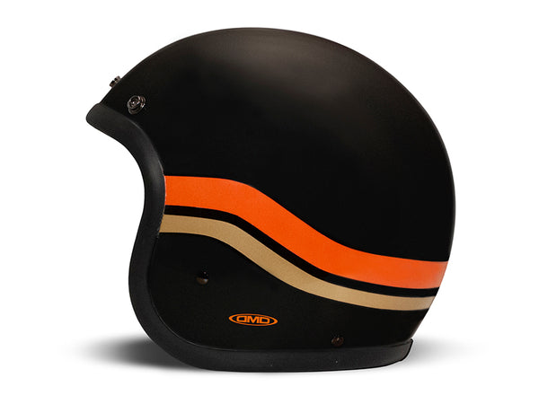 Casco Jet Dmd Vintage Sunset Matt Black