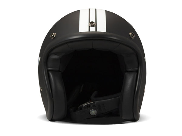 Casco Jet Dmd Retro Star Black