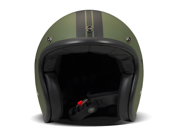 Casco Jet Dmd Retro Star Green