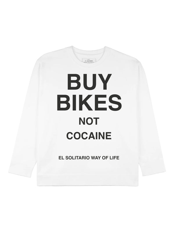 El Solitario Way of Life White Double Knit Jersey