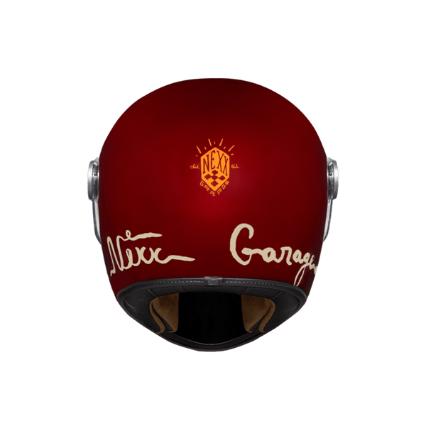 Casco Integral Nexx Xg100r Checkmate Burgundi