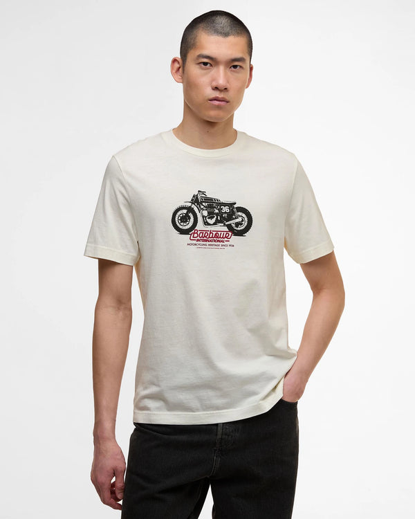 Camiseta Barbour Int. Cruise Graphic Whisper White