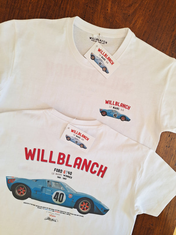 Camiseta Willblanch Le Mans Ford GT40