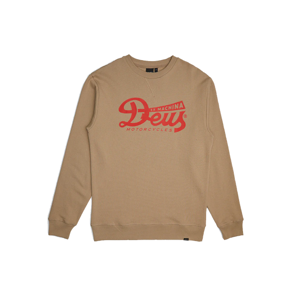Sudadera Deus Ex Machina Relief Crew kakhi