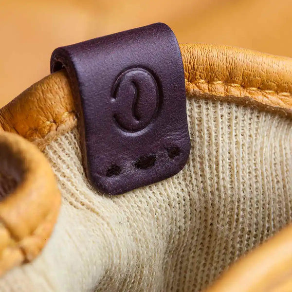 Guantes Cafe Leather Piel de Ciervo Rascal Cream