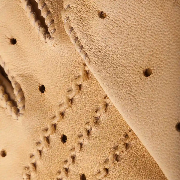 Guantes de Conduccion Cafe Leather Triton Cream