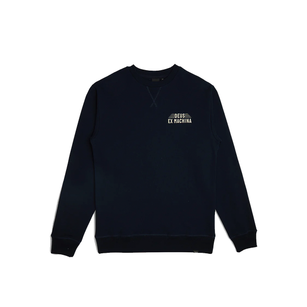 Sudadera Deus Ex Machina Fender Crew Navy