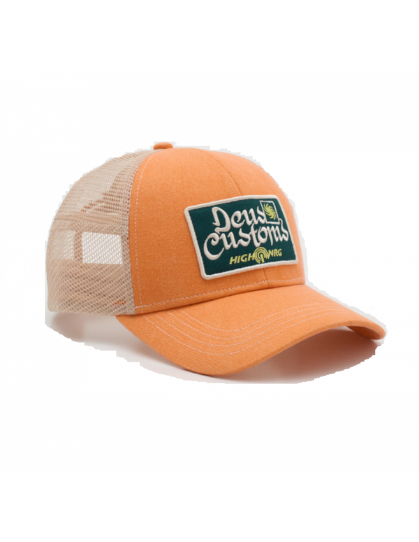 Gorra Deus Ex Machina Open Head Trucker Orange