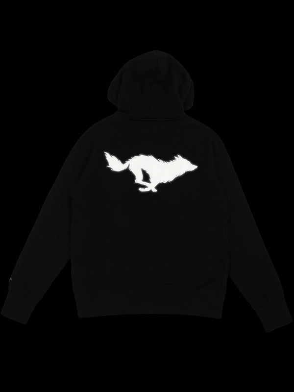 El Solitario Reflective Black Hoodie