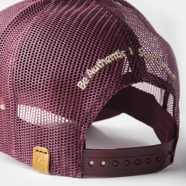 Gorra Cafe Leather Suede Burgundy Black Coffee