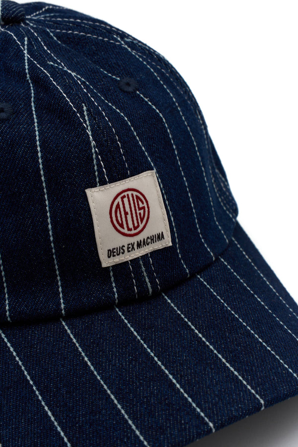 Gorra Deus Ex Machina Dallas Stripe Cap Indigo
