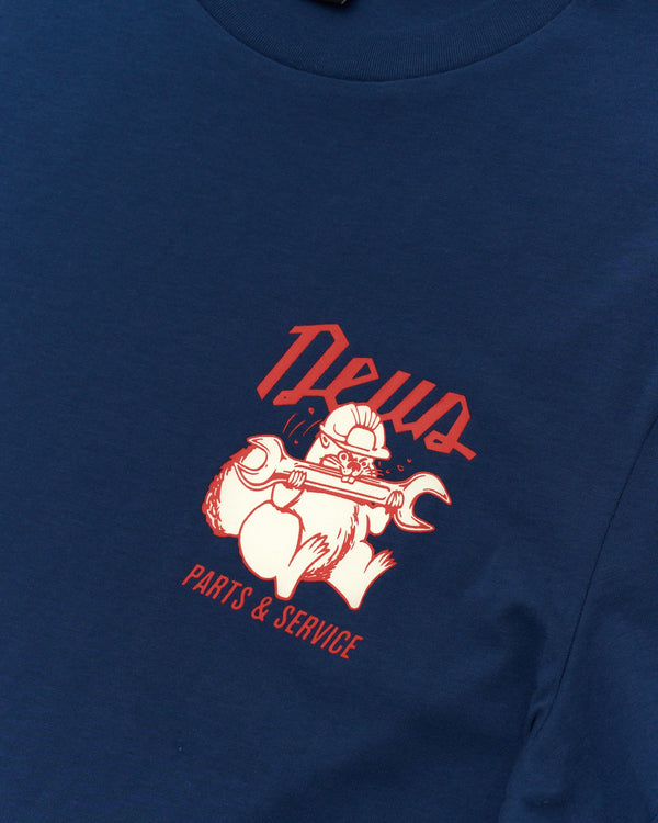 Camiseta Deus Ex Machina Overbite Mechanic Blue