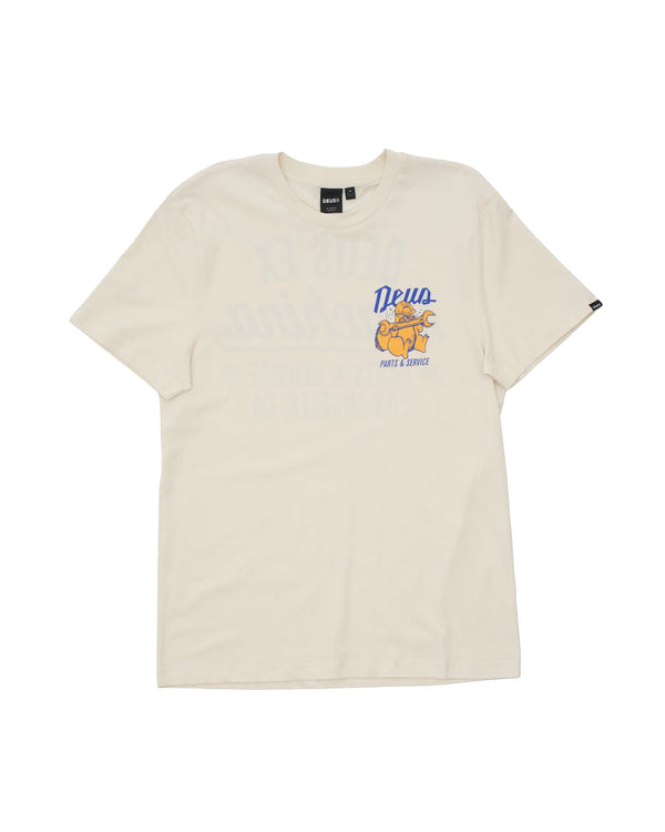Camiseta Deus Ex Machina Overbite Dirty White