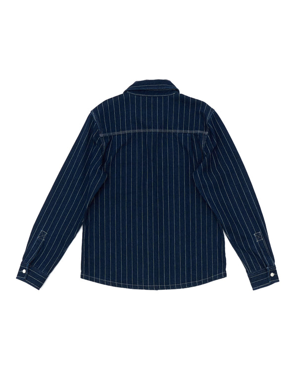 Sobrecamisa Deus Ex Machina Vacay Stripe Denim Indigo