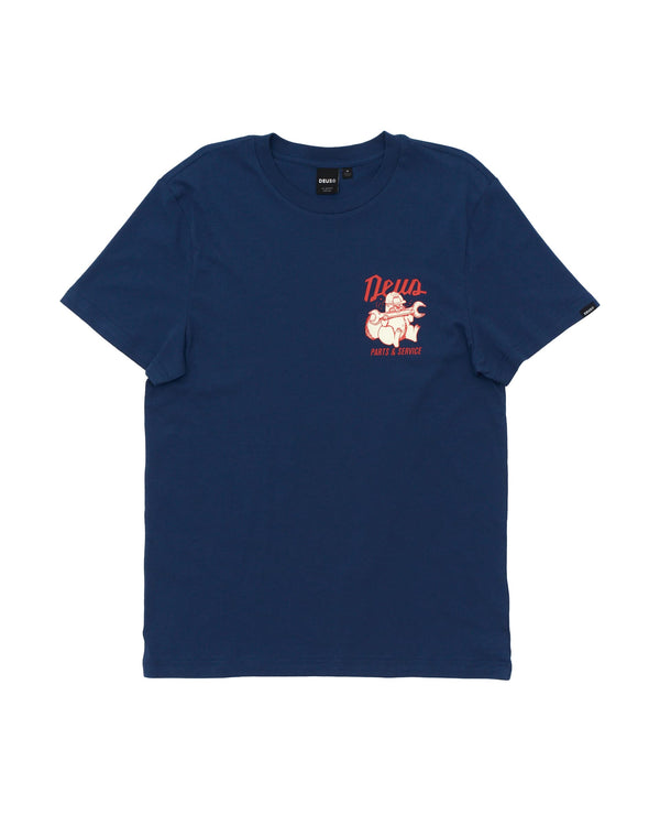 Camiseta Deus Ex Machina Overbite Mechanic Blue