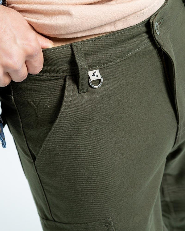 Pantalon By City Mixed Slim III Man Green