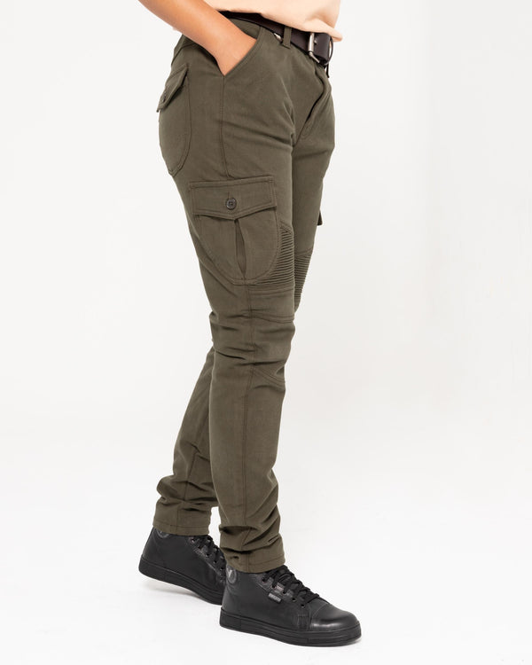 Pantalon By City Mixed Slim III Lady Green