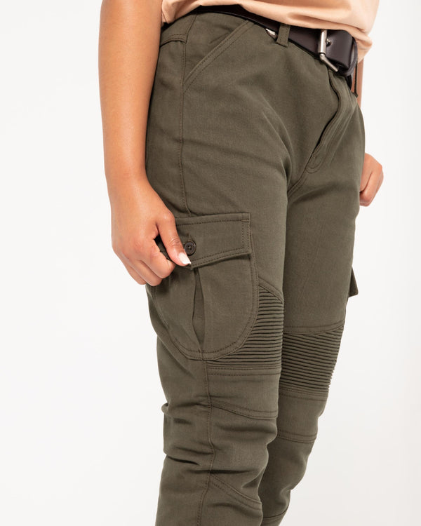 Pantalon By City Mixed Slim III Lady Green