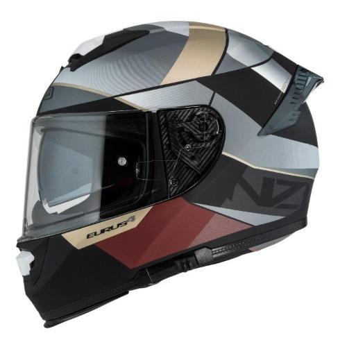 Casco NZI Eurus 4 Stream Duo Vanguard Black-Sand-Red