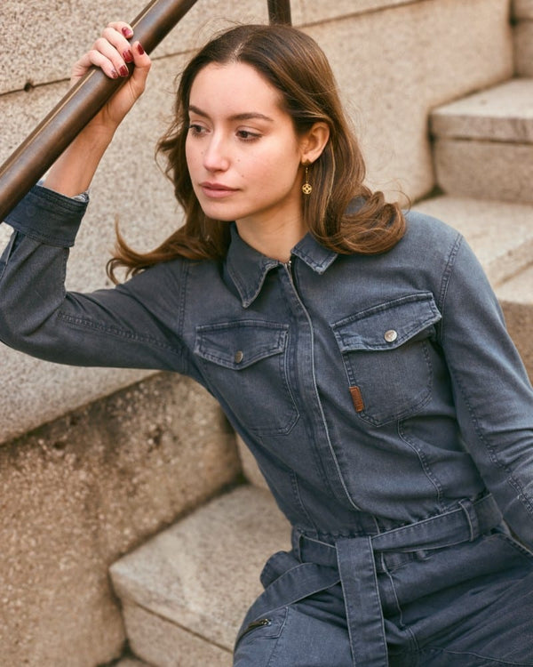 Traje By City Black Hawk Denim Lady