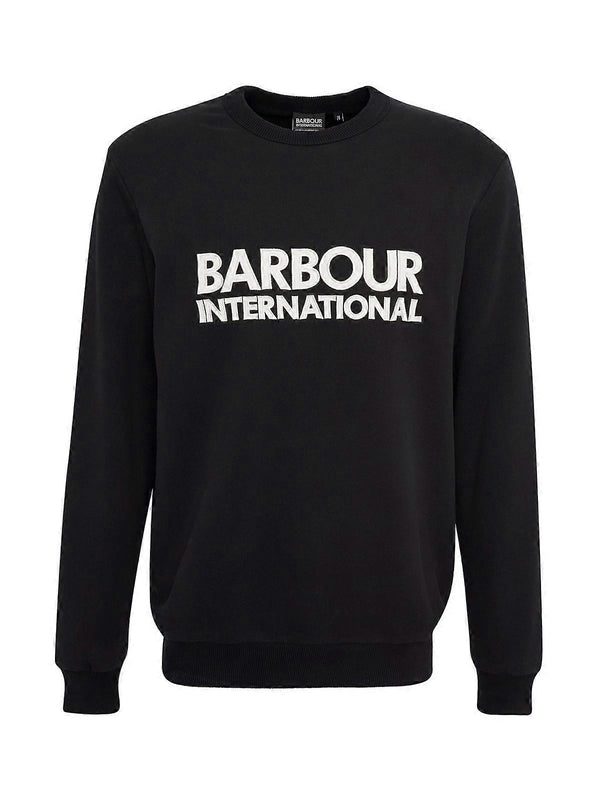 Sudadera Barbour Int. Jason Technique Crew Black
