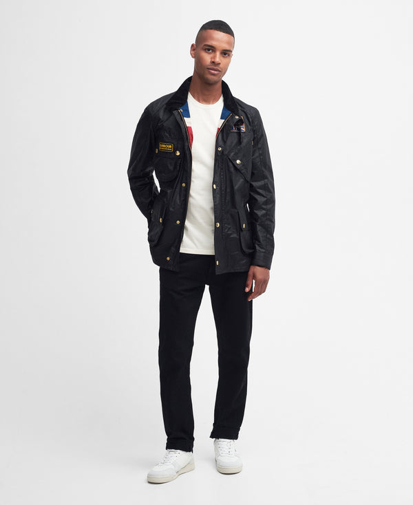 Chaqueta Barbour Int. Union Jack International Waxed