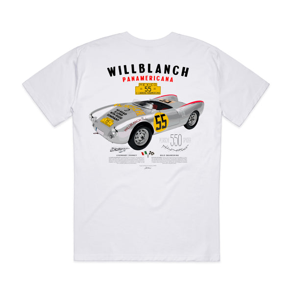 Camiseta Willblanch 550 Spyder Carrera - Panamericana