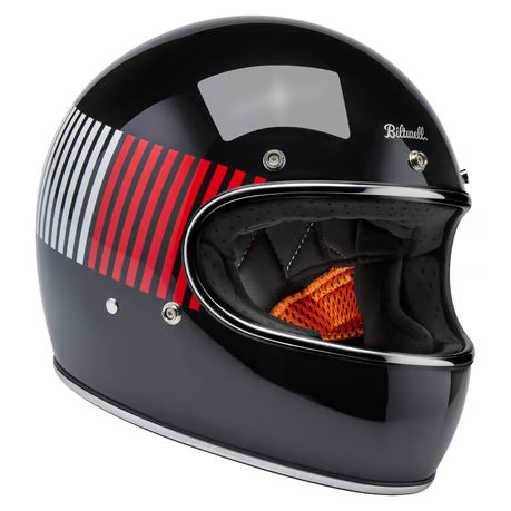 Casco Integral Biltwell Gringo RWB Raceflow Black