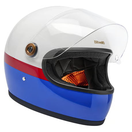 Casco Integral Biltwell Gringo S Gloss RWB