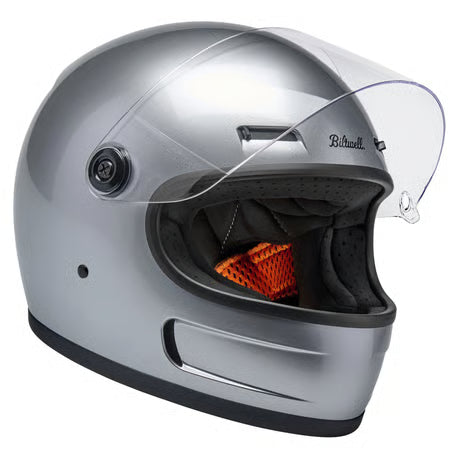 Casco Integral Biltwell Gringo SV Gloss Silver