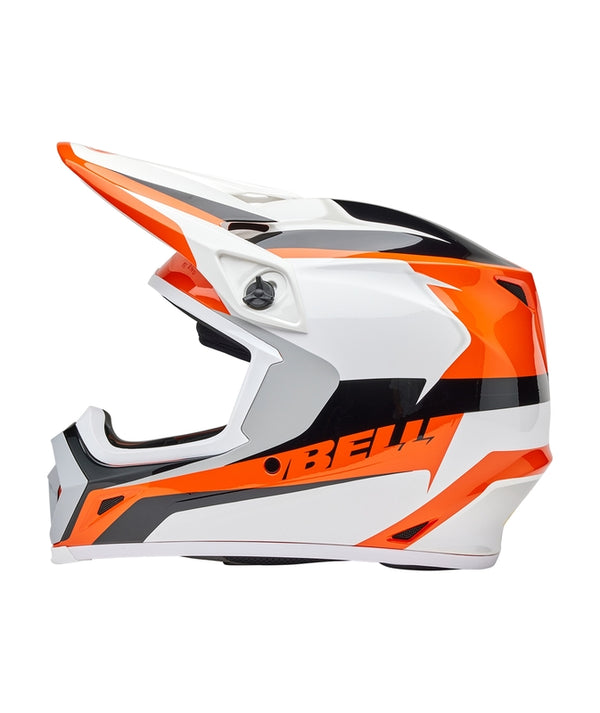 Casco Integral BELL MX-9 Mips - Rift Gloss Orange/White