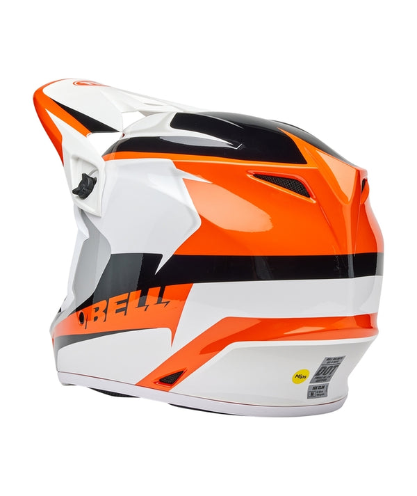 Casco Integral BELL MX-9 Mips - Rift Gloss Orange/White