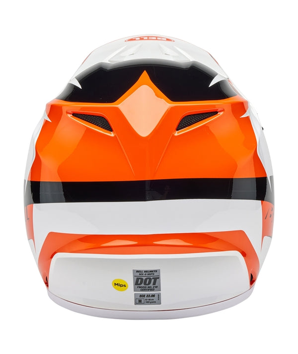 Casco Integral BELL MX-9 Mips - Rift Gloss Orange/White