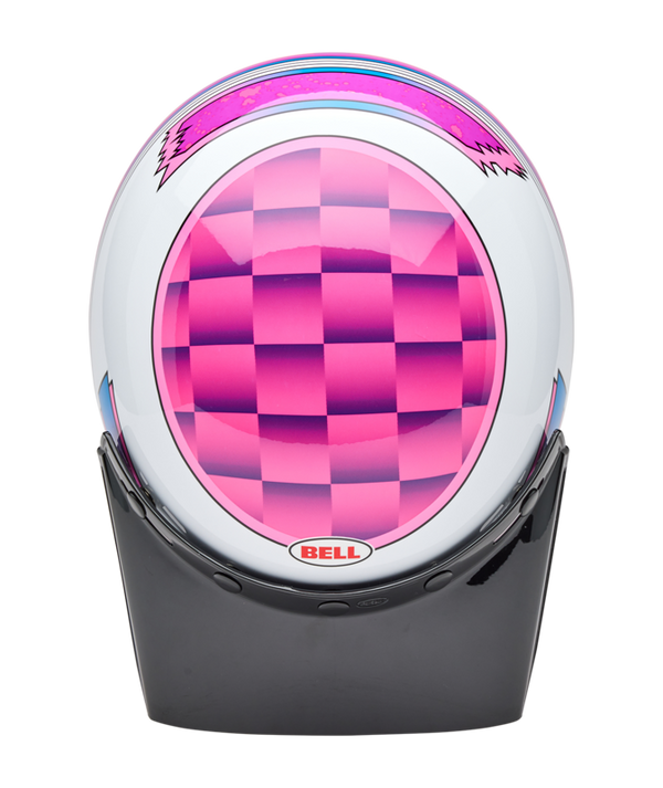 Casco Integral Mx Bell Moto-3 Deathspray Gloss Pink Purple