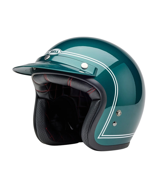 Casco Bell Jet Custom 500 - Steve McQueen Riverside Metallic Green